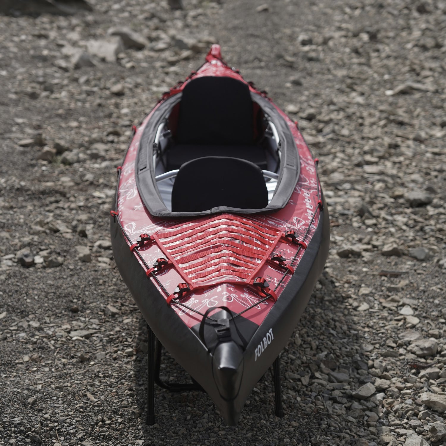 TACTICAL FOLDING KAYAK RED BANDANNA