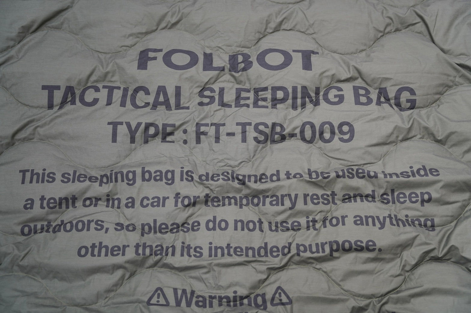 TACTICAL SLEEPING BAG