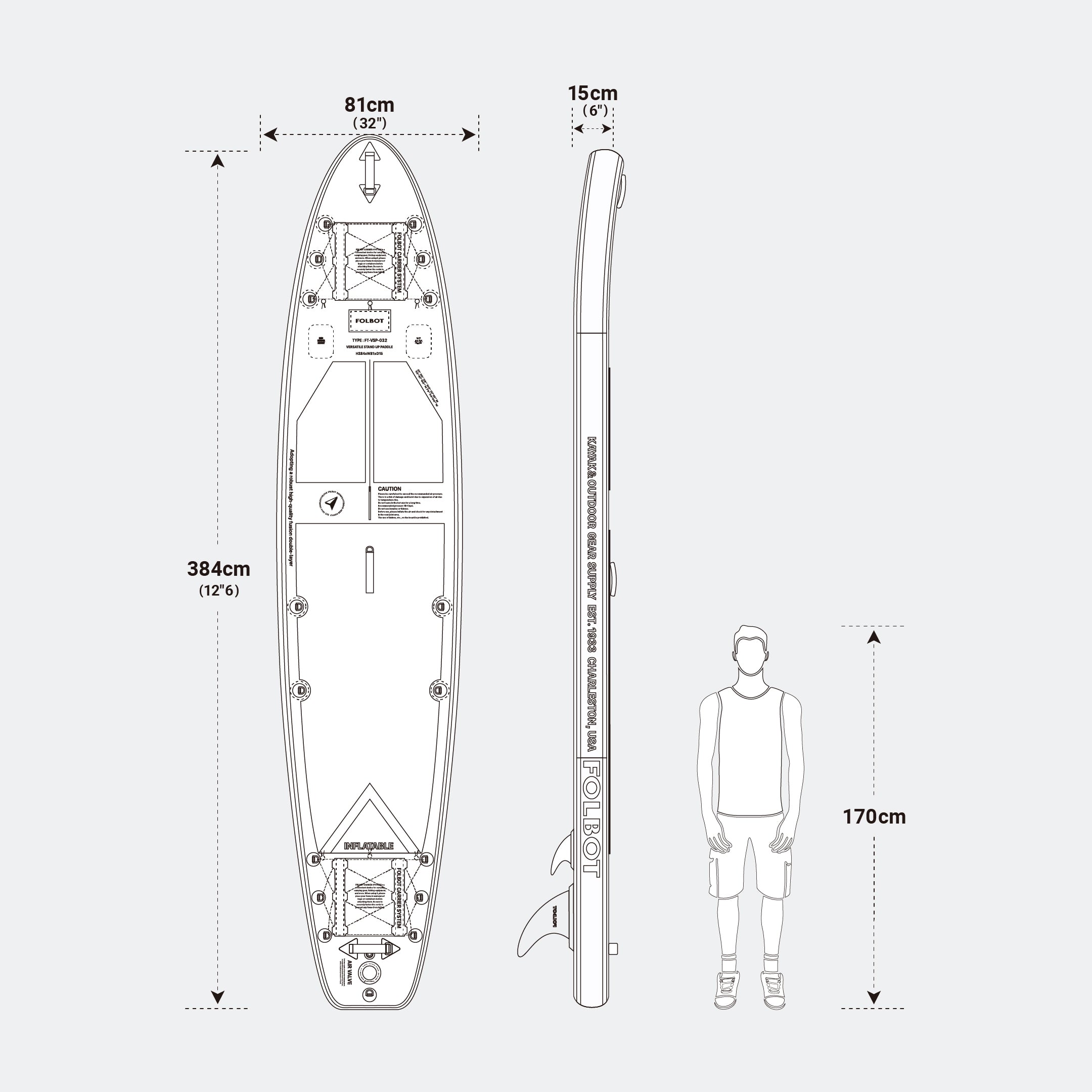 VERSATILE SUP （ヴァーサタイルサップ）【限定色GREY】 – FOLBOT